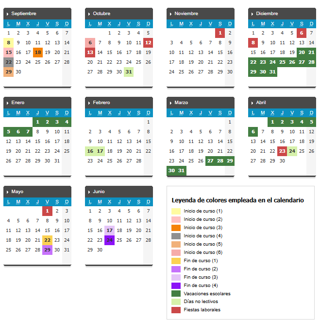 CALENDARIO 25-26